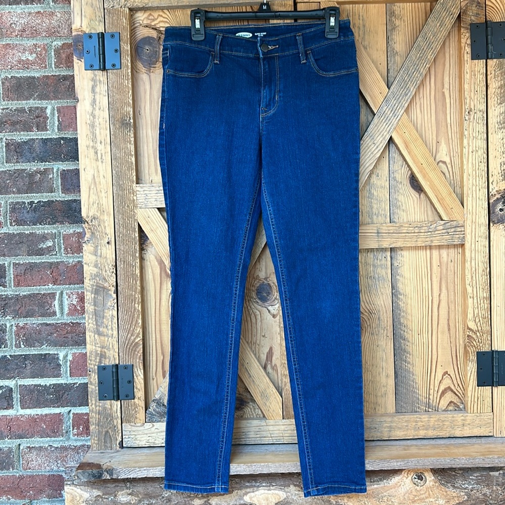 Old Navy super skinny mid-rise jeans